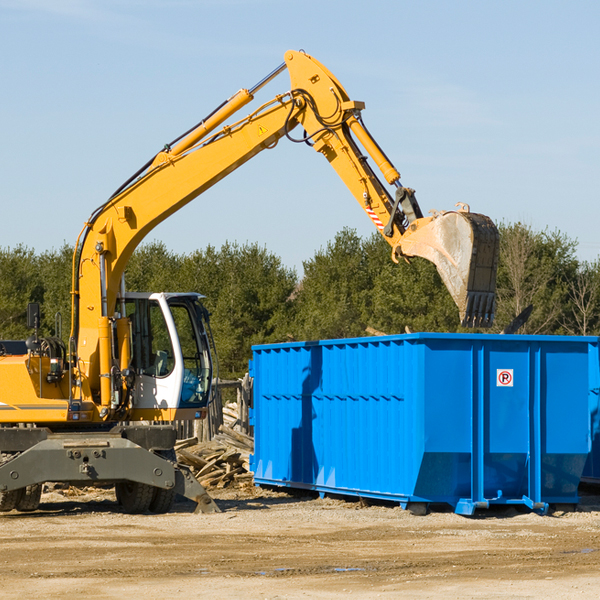 are there any restrictions on where a residential dumpster can be placed in Doylestown